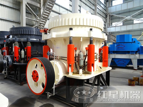 黑錳礦圓錐破碎機生產(chǎn)車間 黑錳礦圓錐破碎機生產(chǎn)車間