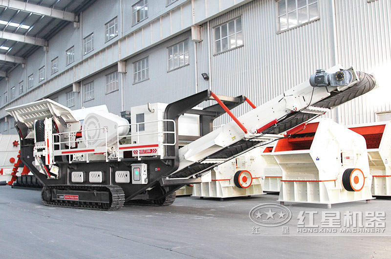 可移動履帶式碎石機時產200噸 可移動履帶式碎石機時產200噸