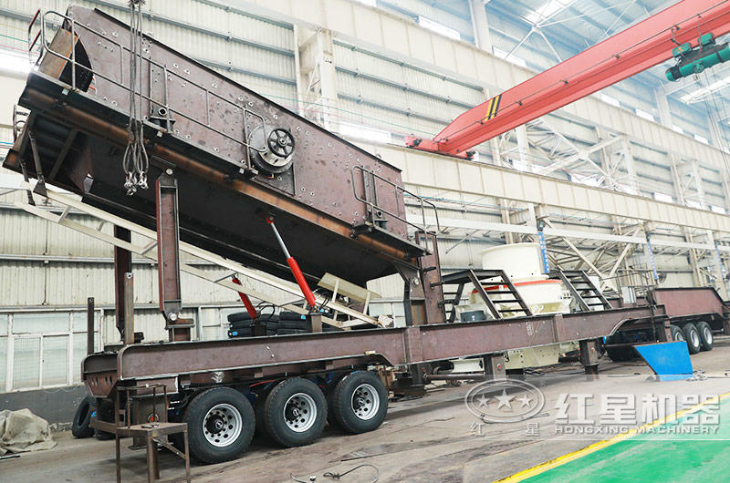 機組一體化的移動制砂機 機組一體化的移動制砂機