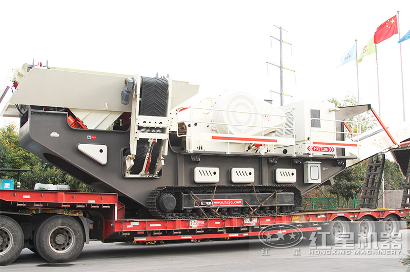 二合一移動式碎石機器 二合一移動式碎石機器