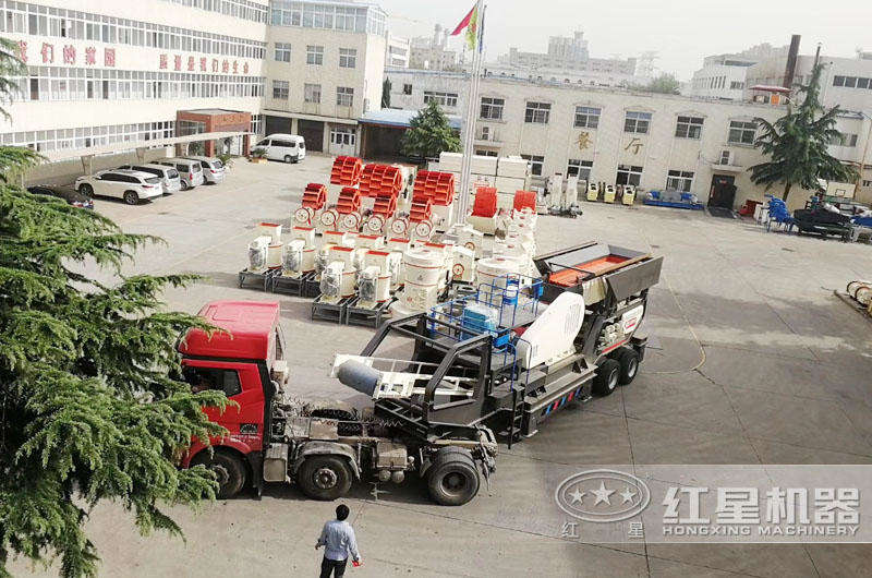 紅星移動制砂機價格便宜,發(fā)往客戶現(xiàn)場 紅星移動制砂機價格便宜,發(fā)往客戶現(xiàn)場