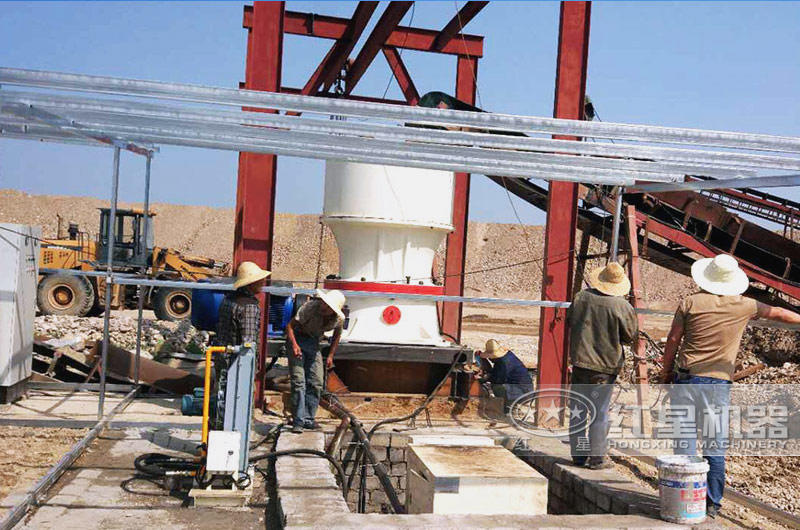 江西年產30萬噸石子破碎生產現場 江西年產30萬噸石子破碎生產現場