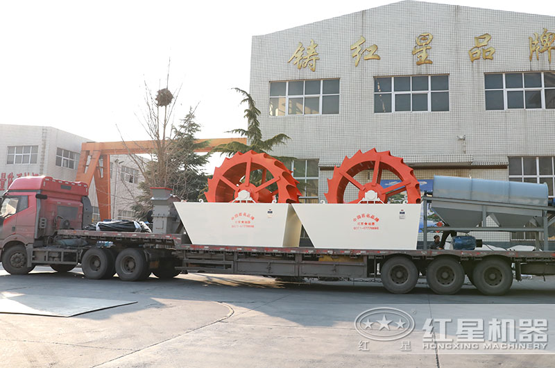 一套大型水洗砂生產線設備發貨 一套大型水洗砂生產線設備發貨