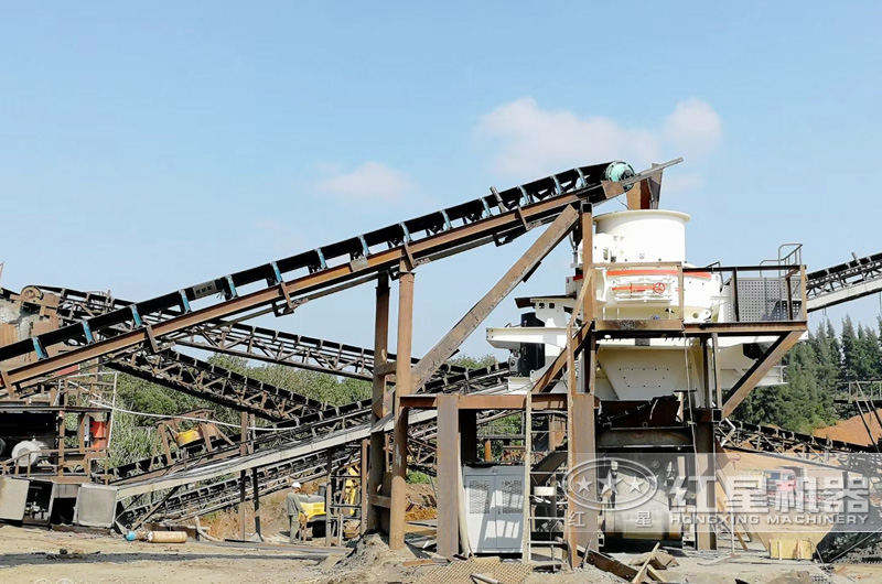 HVI沖擊式制砂機(jī)客戶生產(chǎn)現(xiàn)場(chǎng) HVI沖擊式制砂機(jī)客戶生產(chǎn)現(xiàn)場(chǎng)