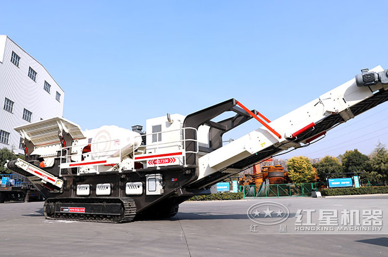 履帶式車載鄂破機(jī)，時(shí)產(chǎn)50噸現(xiàn)貨