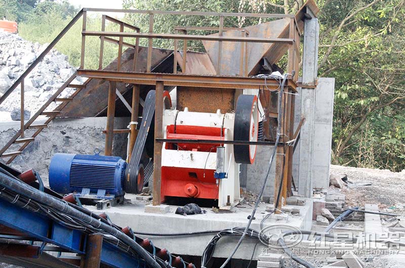 安徽客戶顎式破碎機工作現場圖片 安徽客戶顎式破碎機工作現場圖片