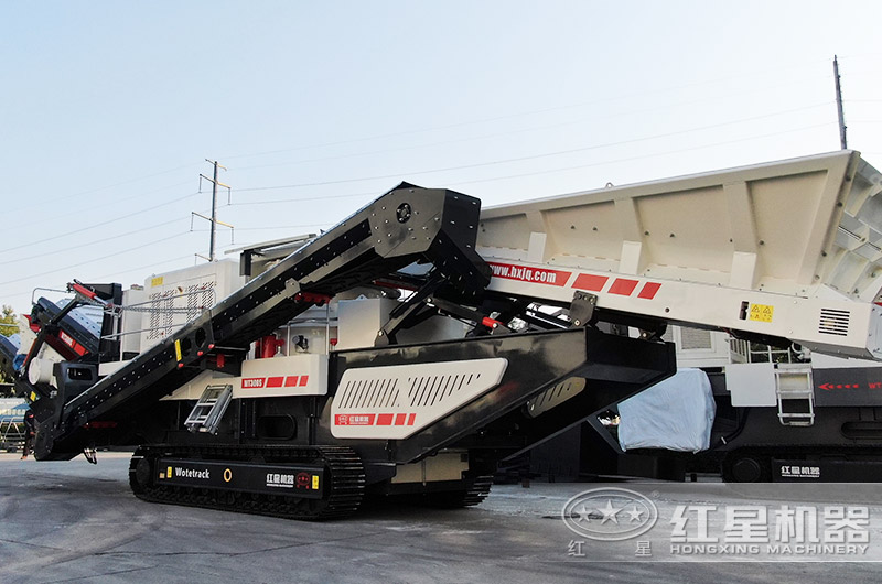 履帶型大型建筑磚渣粉碎機設備 履帶型大型建筑磚渣粉碎機設備