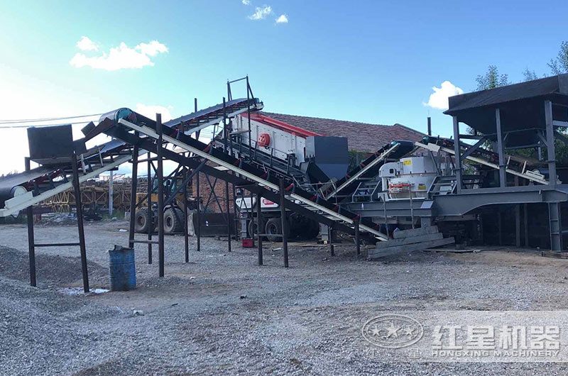 移動制砂生產線客戶現場 移動制砂生產線客戶現場