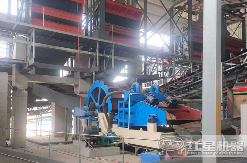 水洗機制砂生產加工客戶現場 水洗機制砂生產加工客戶現場