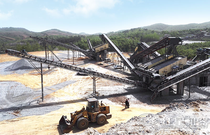 12、13石子加工客戶現場