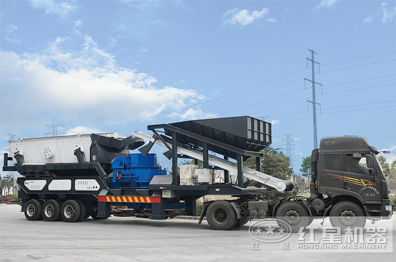 移動式碎石制砂生產線 移動式碎石制砂生產線